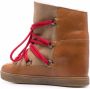 ISABEL MARANT Nowles lace-up ankle boots Brown - Thumbnail 3