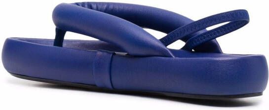 ISABEL MARANT padded open-toe sandals Blue