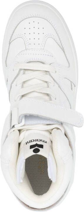 ISABEL MARANT panelled hi-top sneakers White
