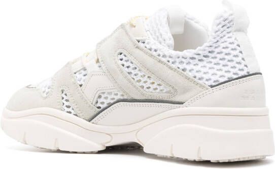 ISABEL MARANT panelled low-top sneakers White