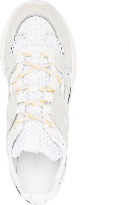 ISABEL MARANT panelled low-top sneakers White