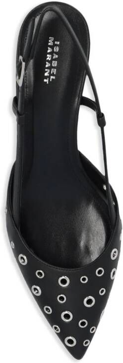 ISABEL MARANT Pilia 50mm leather pumps Black