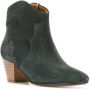 ISABEL MARANT Dicker suede Western boots Black - Thumbnail 2