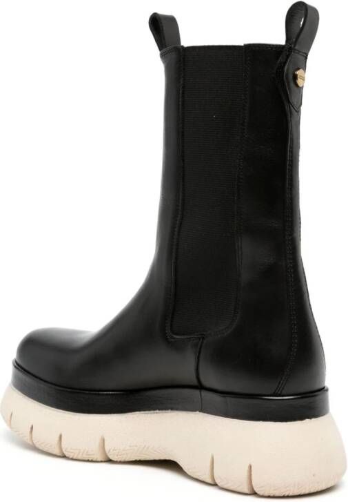 ISABEL MARANT pull-on leather boots Black