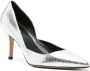 ISABEL MARANT Purcy 80mm snakeskin-effect pumps Grey - Thumbnail 2