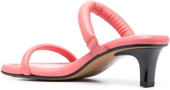 ISABEL MARANT Raree leather sandals Pink