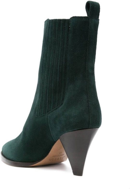 ISABEL MARANT Reliane 75mm ankle boots Green