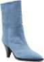 ISABEL MARANT Rouxa 80mm suede ankle boots Blue - Thumbnail 2