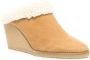 ISABEL MARANT shearling wedge mules Brown - Thumbnail 2