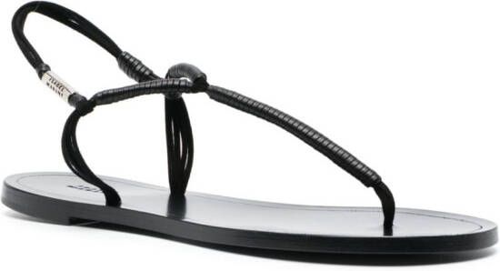 ISABEL MARANT single toe strap sandals Black