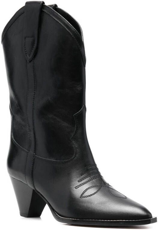 ISABEL MARANT slip-on Western-style boots Black