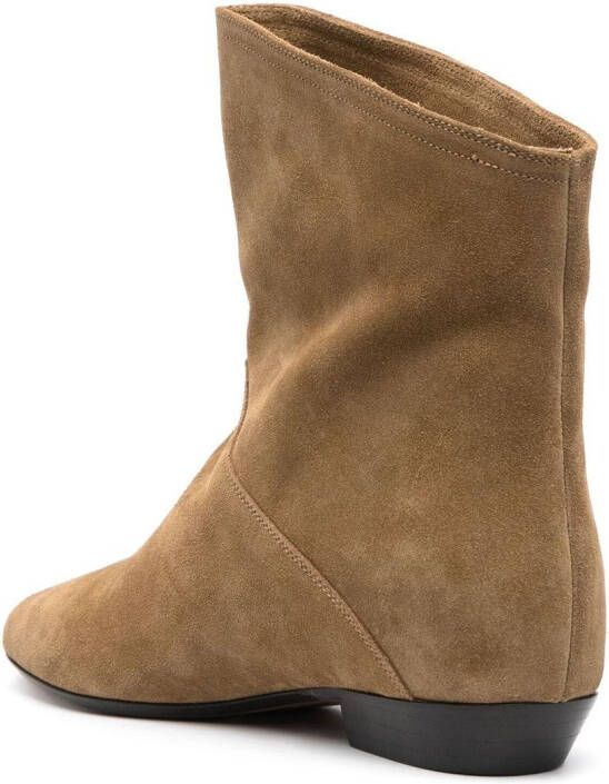 ISABEL MARANT Sprati suede ankle boots Neutrals