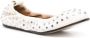 ISABEL MARANT stud-embellished leather ballerina shoes White - Thumbnail 2