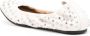 ISABEL MARANT stud-embellished leather ballerina shoes White - Thumbnail 3