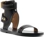 ISABEL MARANT stud-embellished leather sandals Black - Thumbnail 2
