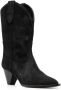 ISABEL MARANT suede Western boots Black - Thumbnail 2