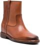ISABEL MARANT Susee leather ankle boots Brown - Thumbnail 2
