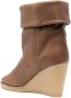 ISABEL MARANT Totam 90mm leather boots Brown - Thumbnail 3