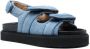 ISABEL MARANT touch-strap denim slingback sandals Blue - Thumbnail 2