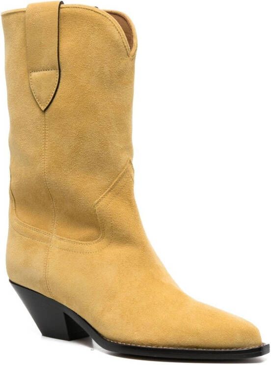 ISABEL MARANT Western 50mm boots Yellow