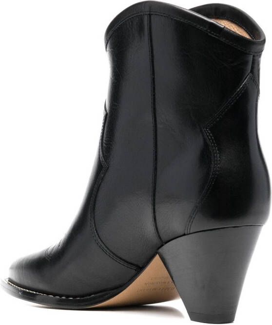 ISABEL MARANT Darizo 70mm leather boots Black