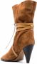 ISABEL MARANT wrap suede boots Brown - Thumbnail 3