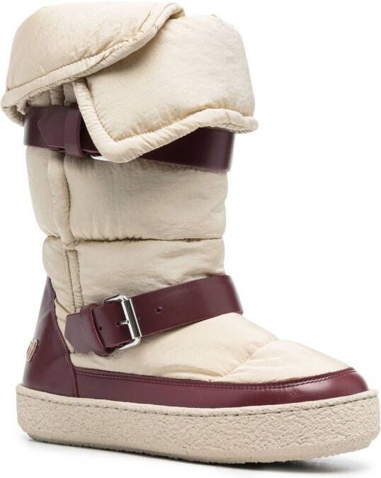 ISABEL MARANT Zenora padded ankle boots Neutrals
