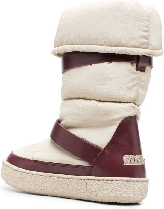 ISABEL MARANT Zenora padded ankle boots Neutrals