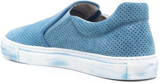 Jacob Cohën perforated-detail slip-on sneakers Blue