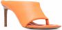 Jacquemus asymmetric-design open-toe mules Orange - Thumbnail 2