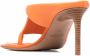 Jacquemus asymmetric-design open-toe mules Orange - Thumbnail 3