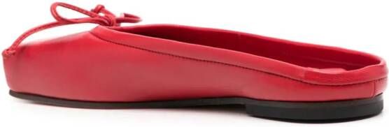 Jacquemus Les Ballets square-toe mules Red