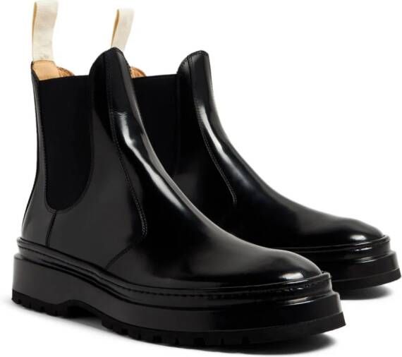 Jacquemus Les Chelsea Pavane ankle boots Black
