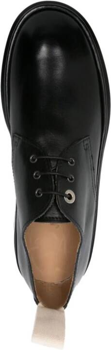 Jacquemus Les Pavane leather derby shoes Black