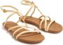 Jacquemus Les sandales Pralu leather sandals Neutrals - Thumbnail 4