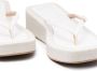 Jacquemus Les Tatanes Lin flatform sandals White - Thumbnail 2