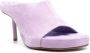 Jacquemus moulded calf-suede sandals Purple - Thumbnail 2