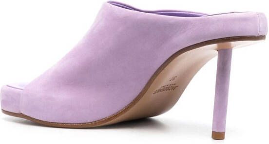 Jacquemus moulded calf-suede sandals Purple