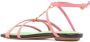 Jacquemus Pralu strappy flat sandals Pink - Thumbnail 3