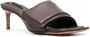 Jacquemus single-strap leather sandals Brown - Thumbnail 2