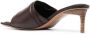 Jacquemus single-strap leather sandals Brown - Thumbnail 3