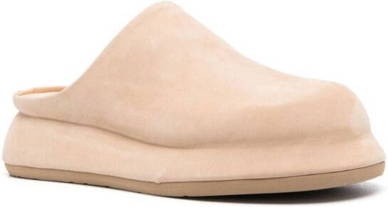 Jacquemus slip-on smooth mules Neutrals