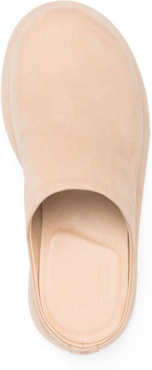 Jacquemus slip-on smooth mules Neutrals