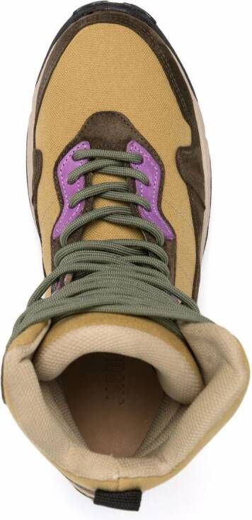 Jacquemus Terra lace-up hiking boots Green