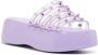 Jean Paul Gaultier stud-embellished platform sandals Purple - Thumbnail 2