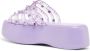 Jean Paul Gaultier stud-embellished platform sandals Purple - Thumbnail 3