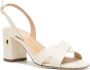 Jennifer Chamandi Leonardo 65mm leather sandals White - Thumbnail 2