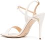 Jennifer Chamandi Tommaso 105mm heeled sandals White - Thumbnail 3