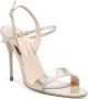 Jennifer Chamandi Tommaso 105mm leather sandals Gold - Thumbnail 2