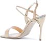 Jennifer Chamandi Tommaso 105mm leather sandals Gold - Thumbnail 3